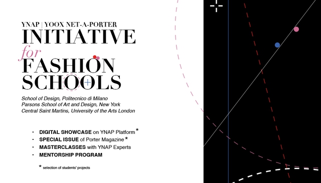 YNAP YOOX NET-A-PORTER INITIATIVE FOR FASHION SCHOOLS